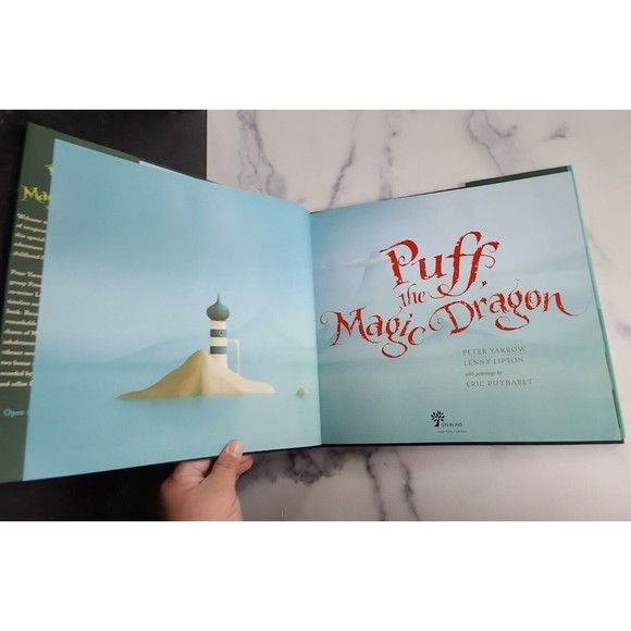 Puff, the Magic Dragon by Lenny Lipton and Peter Yarrow (2007, Mixed Media) - Picture 3 of 10